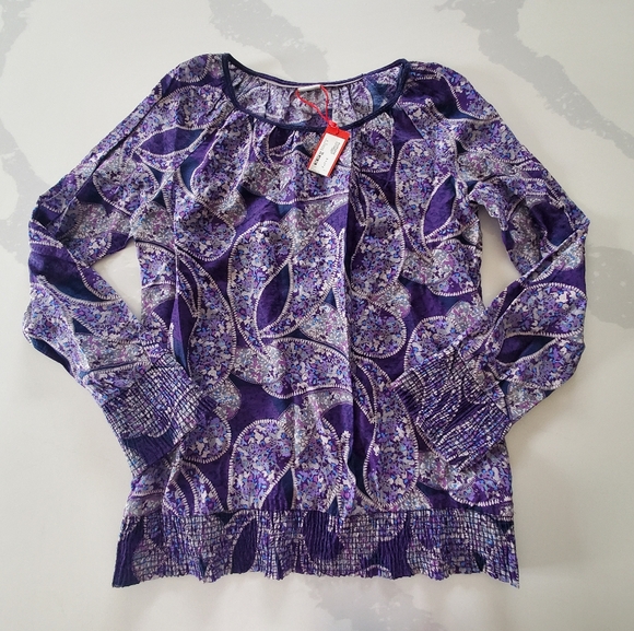 Esprit Paisley Long Sleeve Blouse - Picture 1 of 14
